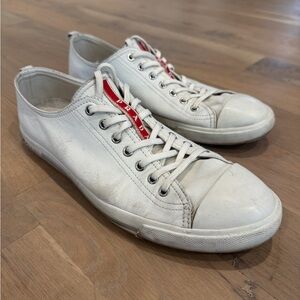 Prada Cap Toe Low Sneakers - Size 11!!